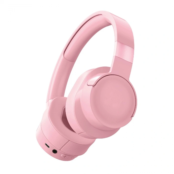 CONCORD C-928 Bt/Tf Kablosuz Kulaklık Pembe