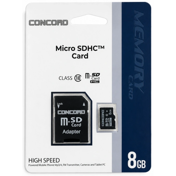 CONCORD CM8 High Speed 8GB TF Kart SD Adaptör