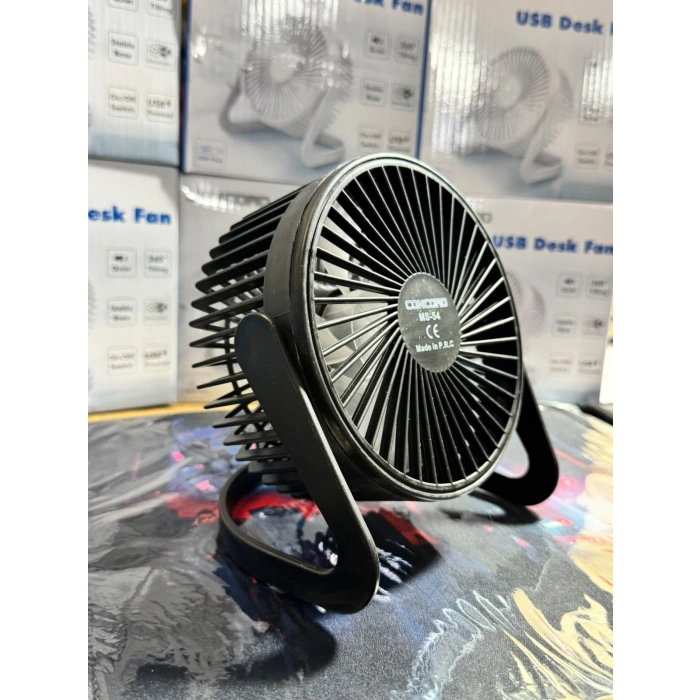 CONCORD MS-54 USB Fan Siyah