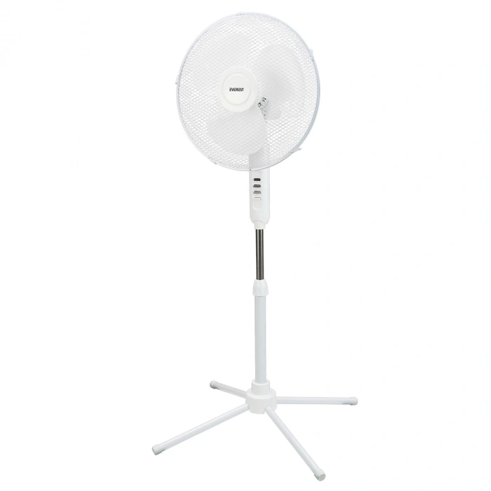 Everest FAN10 EcoWind Beyaz 16 Maks 45W 3 Kademe 1100RPM Metal Yıldız Ayak 3 Bıçaklı Vantilatör/ Pervanesi