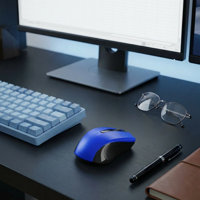 Everest SM-537 Usb Mavi 2.4Ghz Kablosuz Mouse