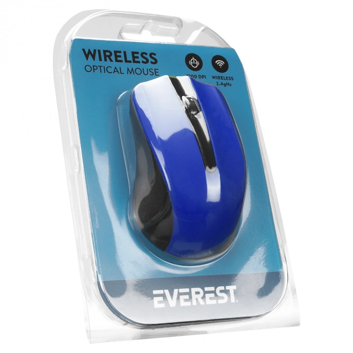 Everest SM-537 Usb Mavi 2.4Ghz Kablosuz Mouse