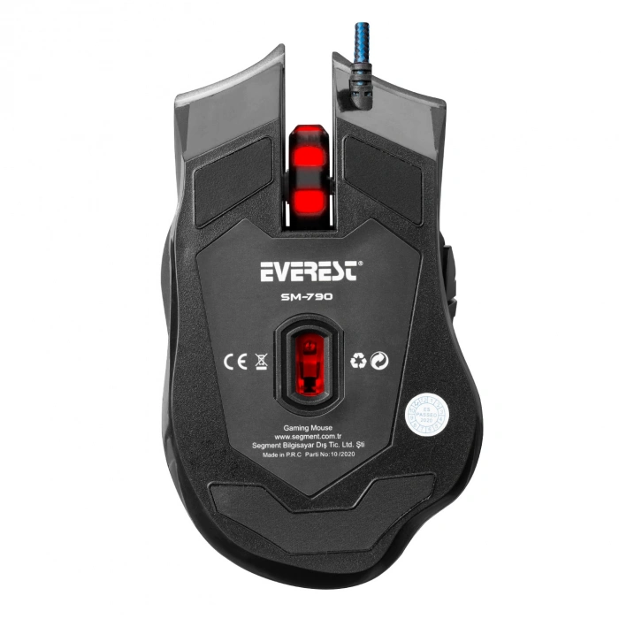 Everest SM-790 SWANKY Siyah 3200 DPI Gaming Oyuncu Mouse