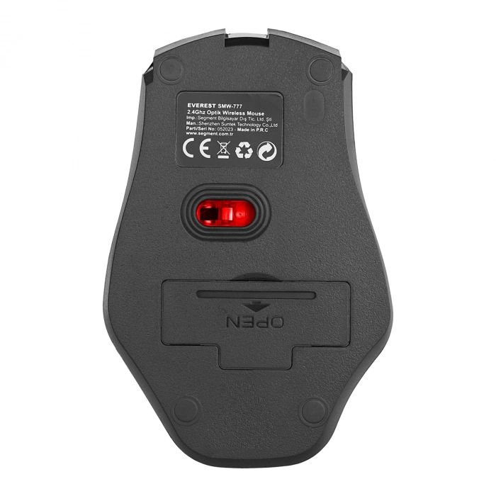 Everest SMW-777 Usb Kırmızı 2.4Ghz Optik Wireless Oyuncu Mouse