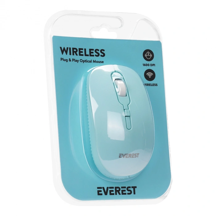 Everest SMW-89 Usb Mavi 2.4Ghz Kablosuz Mouse