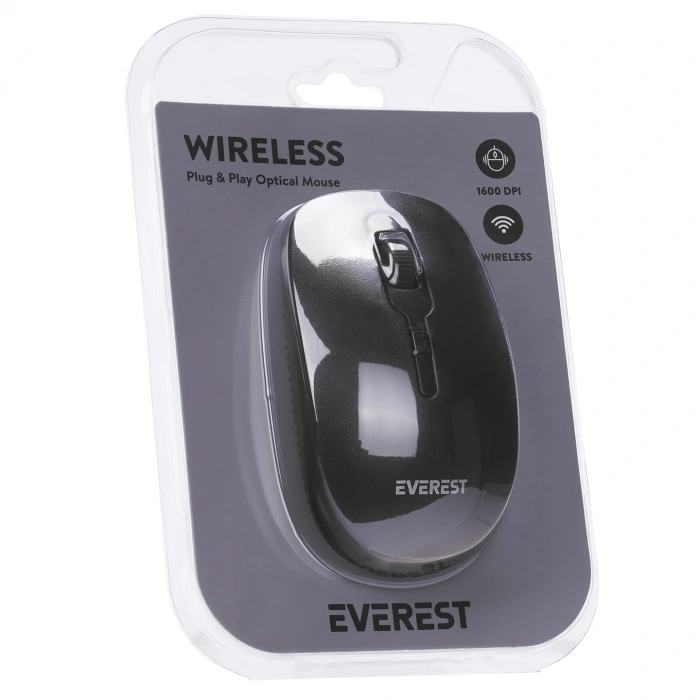 Everest SMW-89 Usb Siyah 2.4Ghz Kablosuz Mouse