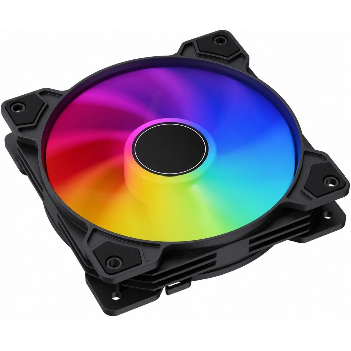 Gamx RGB 120mm 12V Sessiz Bilgisayar Kasa Fanı Siyah