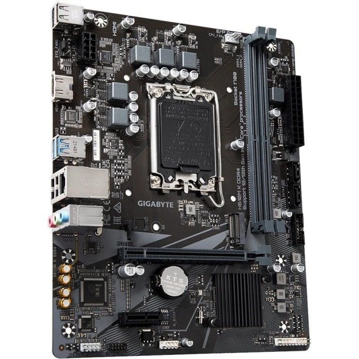 GIGABYTE H610M K REV 2.0 H610 DDR4 (Vga Yok) GLan mATX HDMI USB3 M2 1700p Anakart