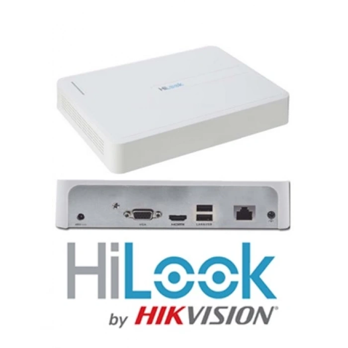 HiLook-Hikvision NVR-108H-D 8 Kanal 6MP 1 HDD NVR Kayıt Cihazı