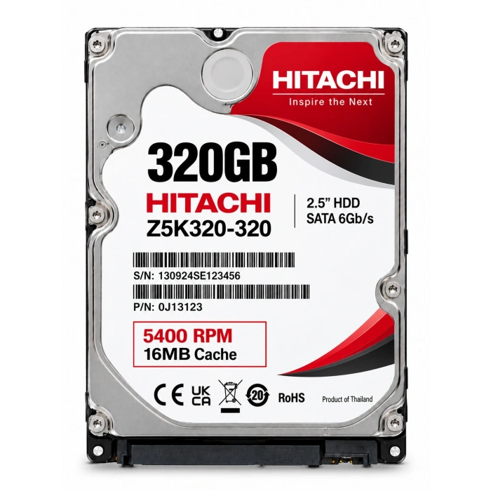Hitachi 320GB 2.5 SATA Güvenlik Kamera Kayıt Harddisk 5400RPM Z5K320-320-15