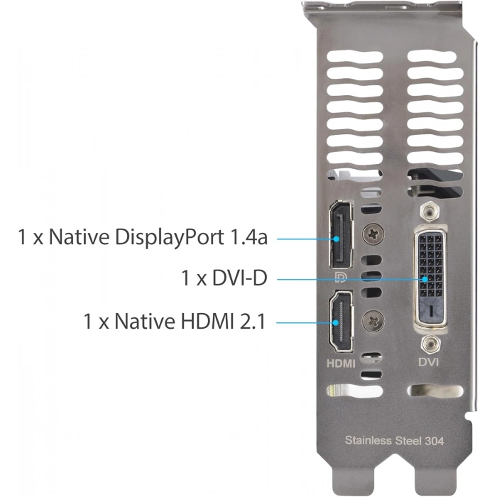 ASUS DUAL-RTX3050-O6G 6GB Geforce RTX3050 GDDR6 96bit HDMI DVI/DP 16x Ekran Karti