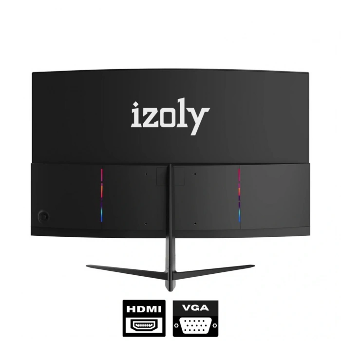 İzoly Vortex 24 inç 100Hz 1Ms FHD CURVED MONİTÖR (VGA+HDMI) (DAHİLİ HOPARLÖR)