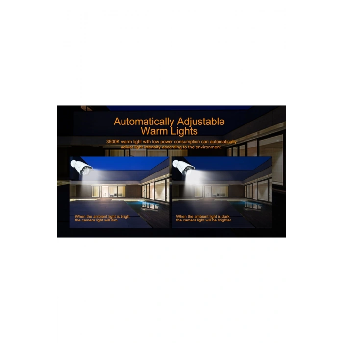 J-TECH 7040 Metal 5MP SONY LENS Gece Renkli 4 Warm Light 1080P AHD Güvenlik Kamera