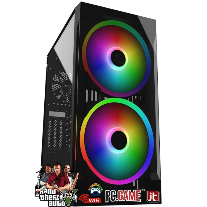 J-TECH Critical i5-3470 16GB 256GB SSD 4GB R7240 Oyuncu Masaüstü Bilgisayar