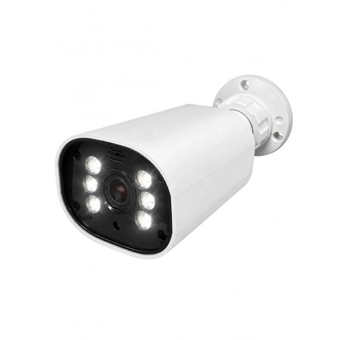 J-TECH JT-6066 5MP Sesli IP Bullet Kamera | PoE | 6 LED | 3.6mm | Gece-Gündüz Renkli