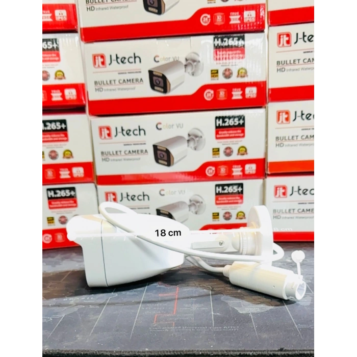 J-TECH JT-8070 3MP Bullet PoE 3.6MM Network IP Gece Görüşlü Kamera