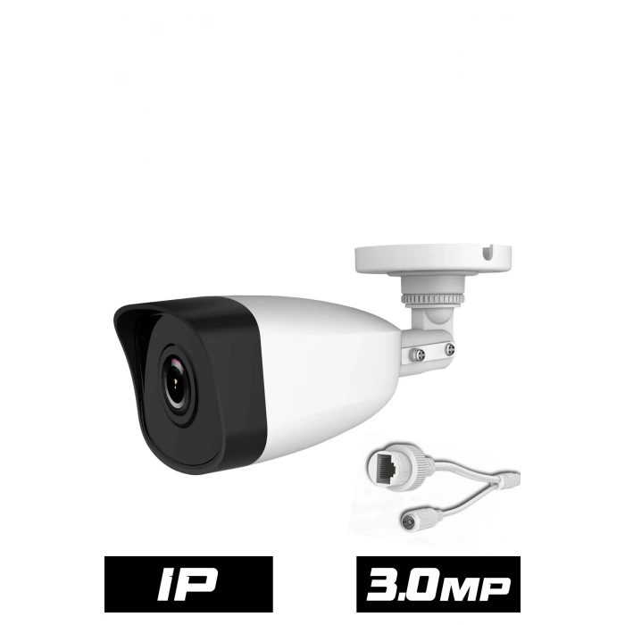 J-TECH JT-8070 3MP Bullet PoE 3.6MM Network IP Gece Görüşlü Kamera