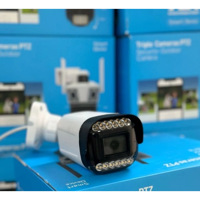 J-TECH JT-9070 5MP SESLİ IP Bullet 12 LED PoE 3.6MM Network Kamera Gece-Gündüz Renkli Görüntü