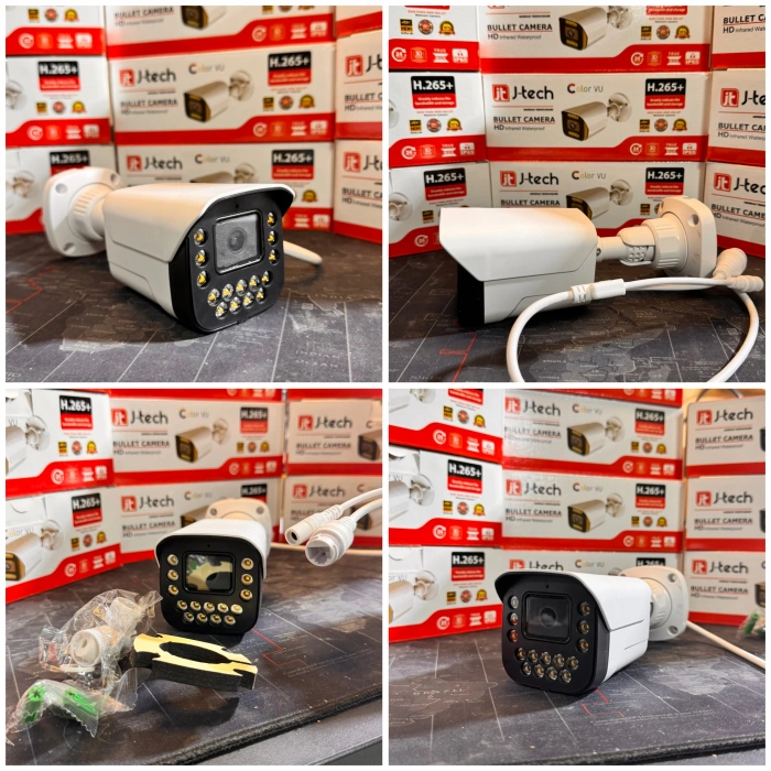 J-TECH JT-9090 5MP SESLİ IP Bullet 15 LED PoE 3.6MM Network Kamera Gece-Gündüz Renkli Görüntü