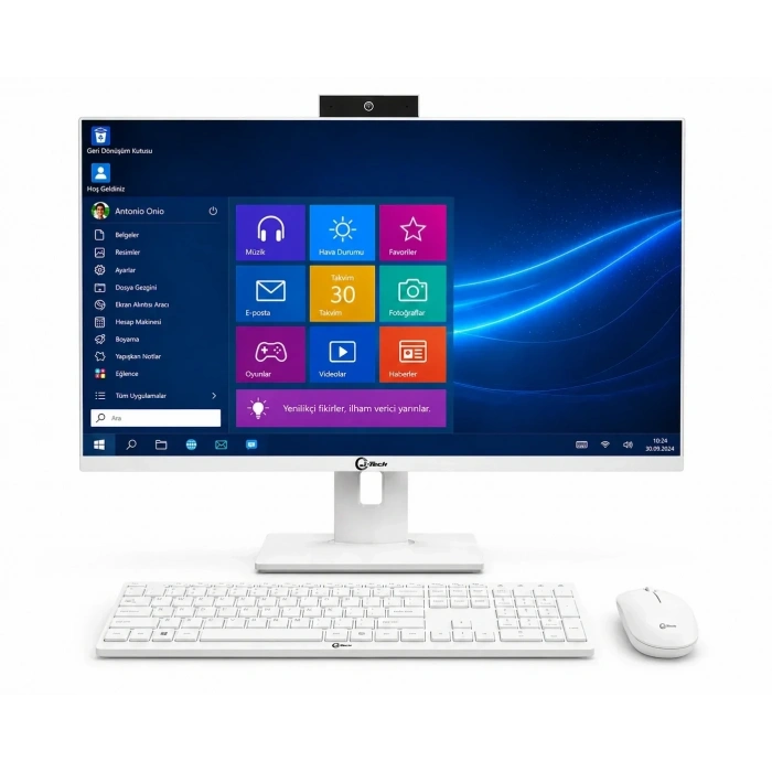 J-TECH Vorn i7 6700 | 16GB RAM | 512GB SSD | 24 IPS Pivot | All in One PC Bilgisayar