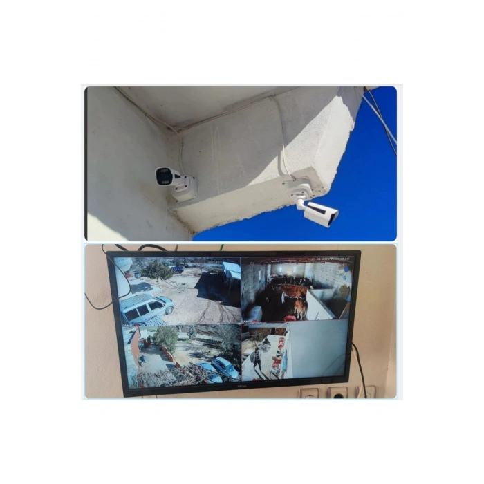 J-TECH 3060 5MP 6 LED SONY LENS Gece Renkli Warm Light 1080P AHD Güvenlik Kamera