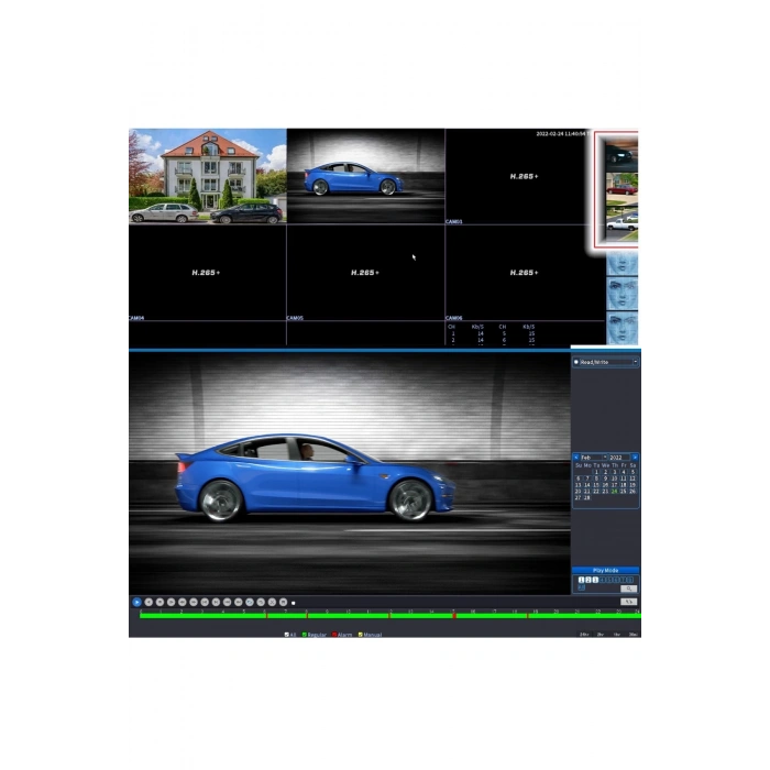 J-TECH 3060 5MP 6 LED SONY LENS Gece Renkli Warm Light 1080P AHD Güvenlik Kamera