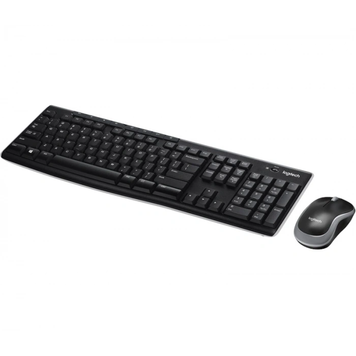 LOGITECH MK270 Q Türkçe Kablosuz Multimedya Siyah Klavye+ Mouse