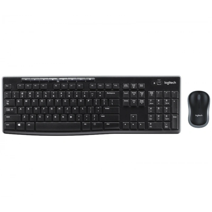 LOGITECH MK270 Q Türkçe Kablosuz Multimedya Siyah Klavye+ Mouse