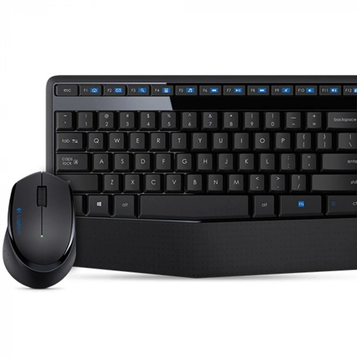 LOGITECH MK345 Q Türkçe Kablosuz Multimedya Siyah Klavye+ Mouse