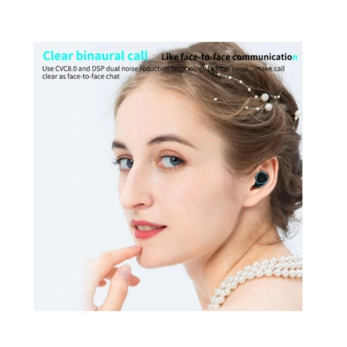 M10 Powerbanklı Su Geçirmez Earbuds Kulak Içi Tws Bluetooth Kulaklık Bt Wireless V5.1