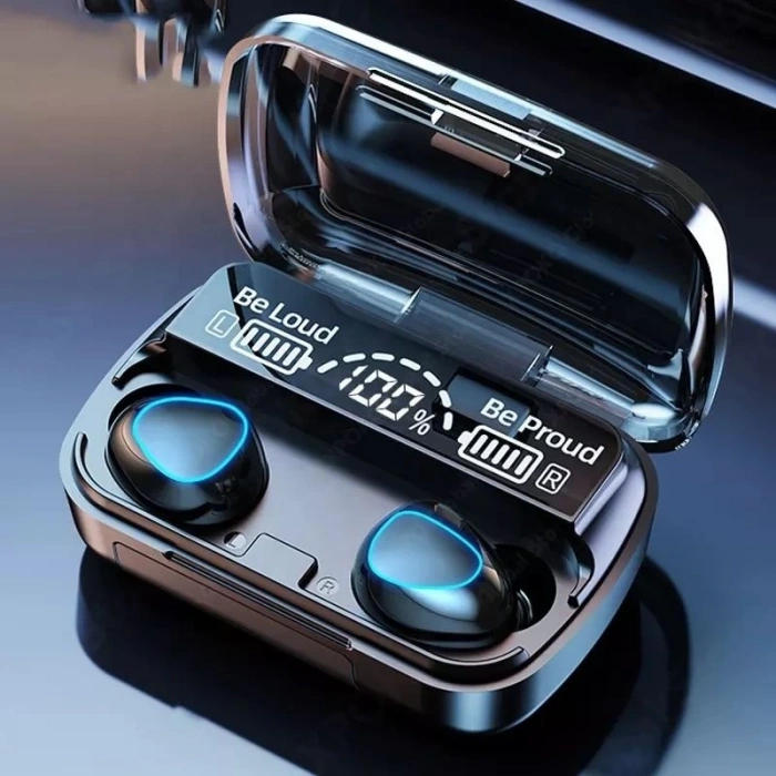 M10 Powerbanklı Su Geçirmez Earbuds Kulak Içi Tws Bluetooth Kulaklık Bt Wireless V5.1