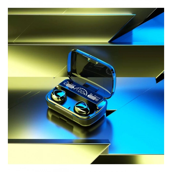 M10 Powerbanklı Su Geçirmez Earbuds Kulak Içi Tws Bluetooth Kulaklık Bt Wireless V5.1