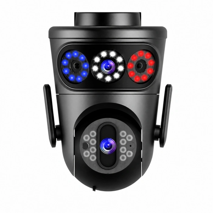 MPIA Mario 8MP 2 Kamera PTZ WiFi IP 4X Zoom Hareket Takipli Renkli Gece Görüşlü