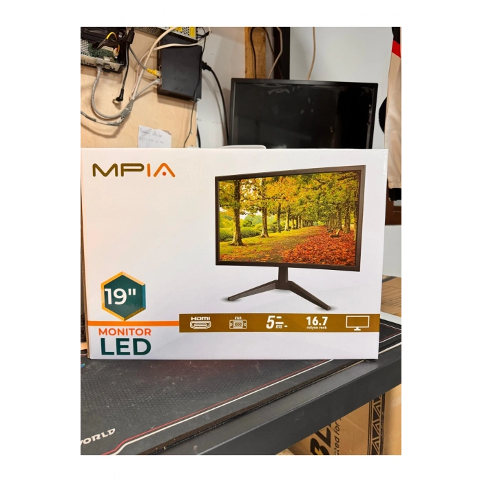 MPIA MP-19 19 inç FullHD 5MS HDMI VGA LED 75Hz Monitör