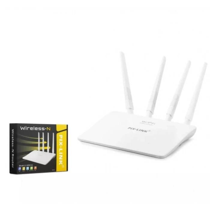PiX-LiNK LV-WR21Q 300Mbps 4 Antenli Sinyal Güçlendirici Acces Point Repeater Router