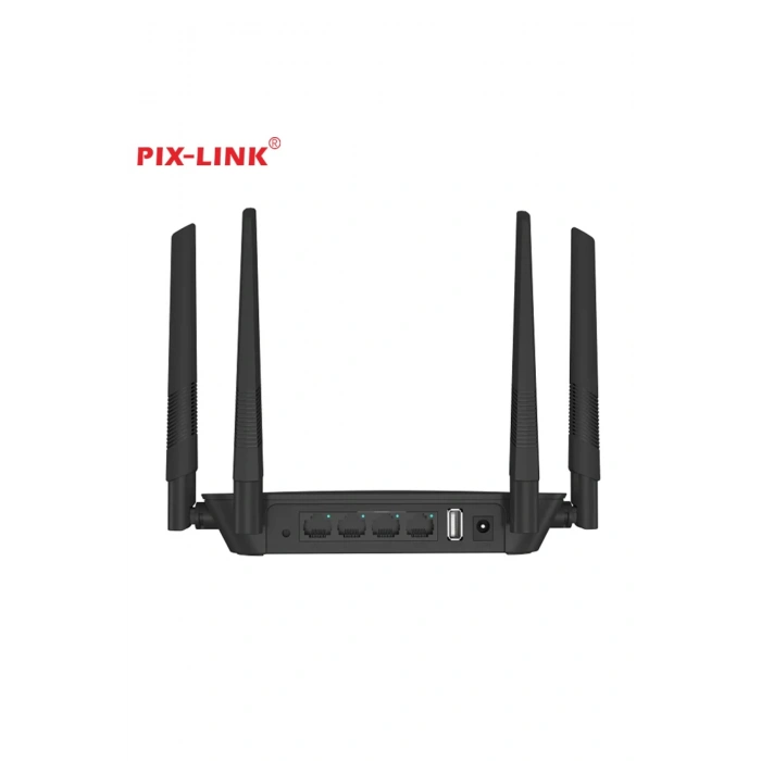 PiX-LiNK LV-WR37 300Mbps 4 Anten Wireless-N Wireless Internet Ap Home WiFi Router