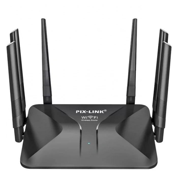 PiX-LiNK LV-WR50Q 300Mbps 6 Anten Wireless-N Wireless Internet Ap Home WiFi Router