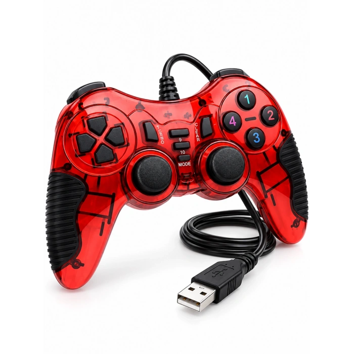 Platoon PL-2585 PC Uyumlu USB Joystick Oyun Kolu Gamepad