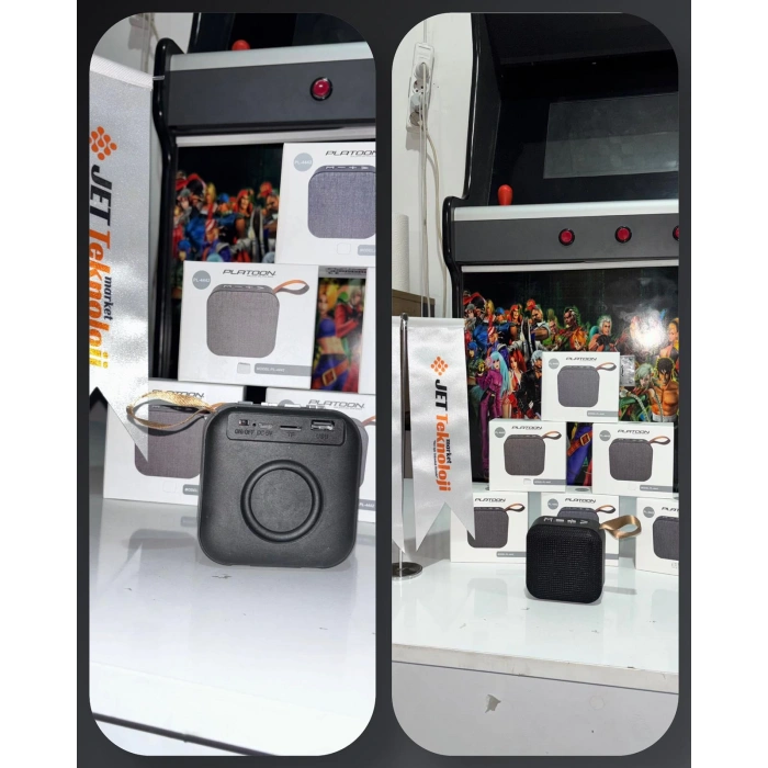 Platoon PL-4442 SD USB Girişli Bluetooth Taşınabilir Kablosuz Hoparlör
