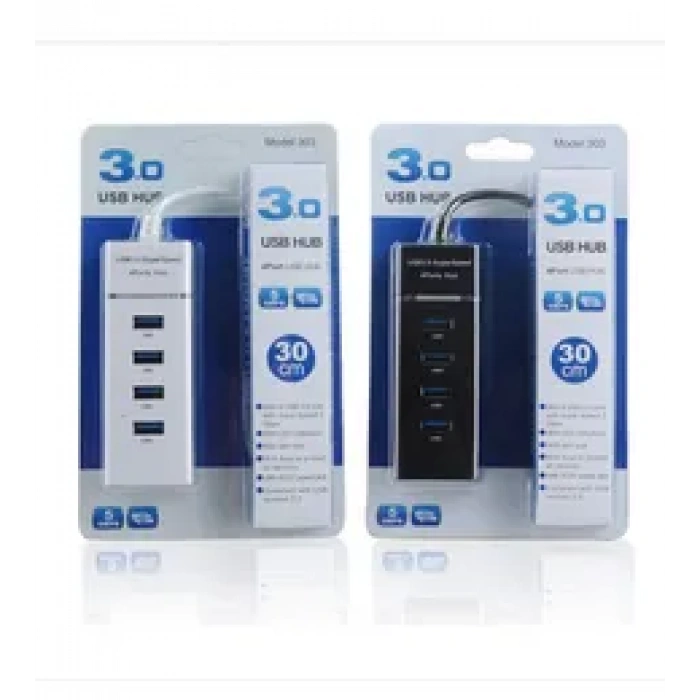 Platoon PL-5717 30CM Kablo 4 Port USB Çoğaltıcı Hub USB 3.0 Tak Çalıştır