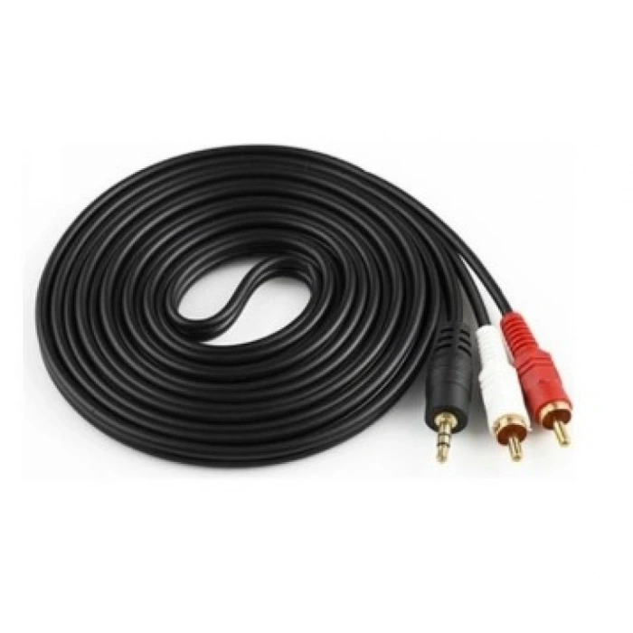 Platoon PL-8561 3M Metre Rca Aux 3.5mm Ses Sistemi Kablosu