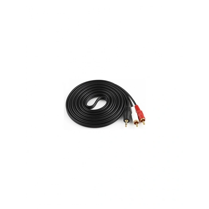Platoon PL-8561 3M Metre Rca Aux 3.5mm Ses Sistemi Kablosu