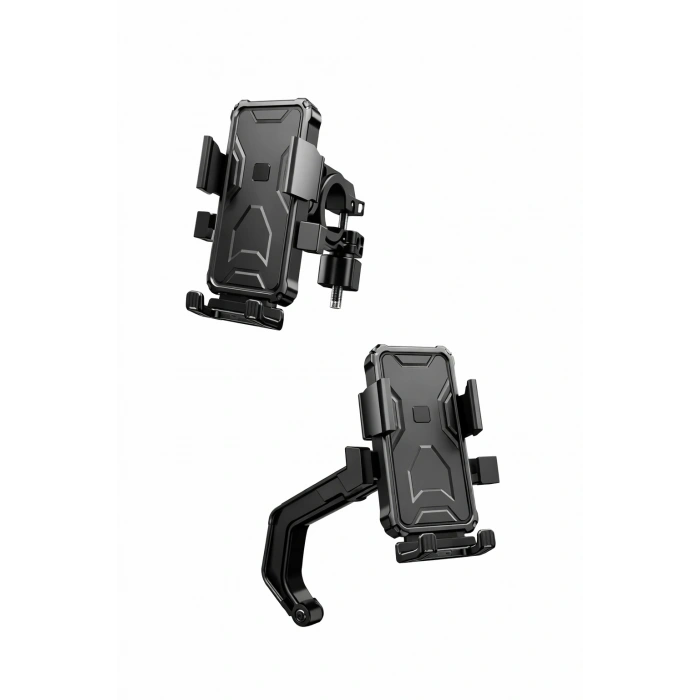 Platoon PL-8638 Ayarlanabilir Motor ve Bisiklet Telefon Tutucu Gidon Uyumlu Sağlam ve Güvenli