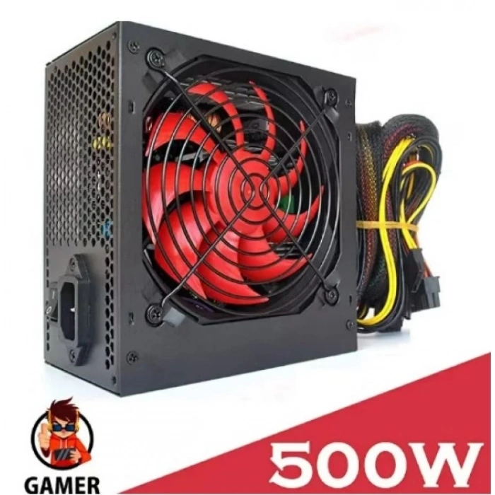 Platoon PL-9261 500W Gaming Pc Power Supply 12cm Geniş Fan Güç Kaynağı