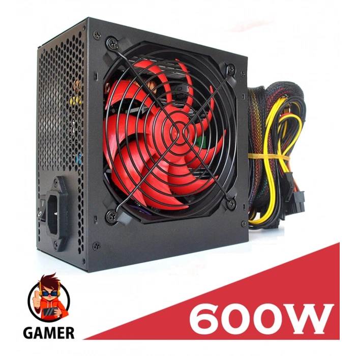 Platoon PL-9264 600W Gaming Pc Power Supply 12cm Geniş Fan Güç Kaynağı