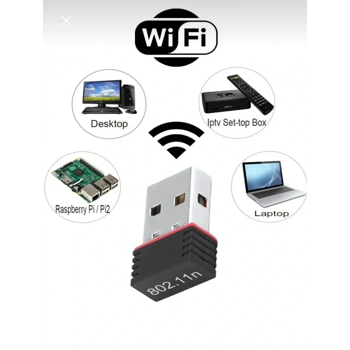 Platoon PL-9331 300Mbps Usb WiFi Kablosuz Alıcı Adaptör WLAN