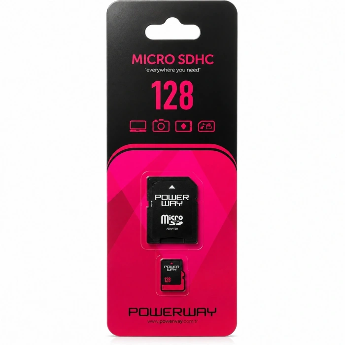Powerway 128GB Micro SD Hafıza Kartı PWR-128