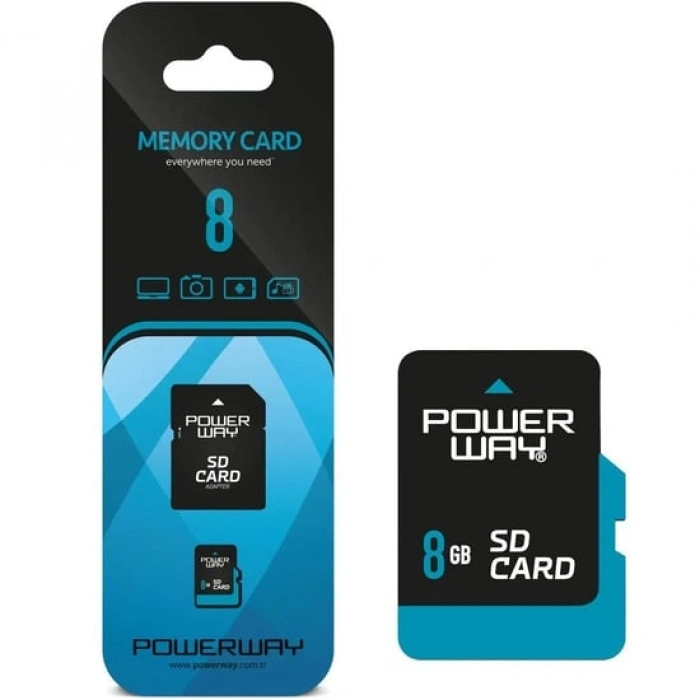 Powerway 8GB Micro SD Hafıza Kartı PWR-8
