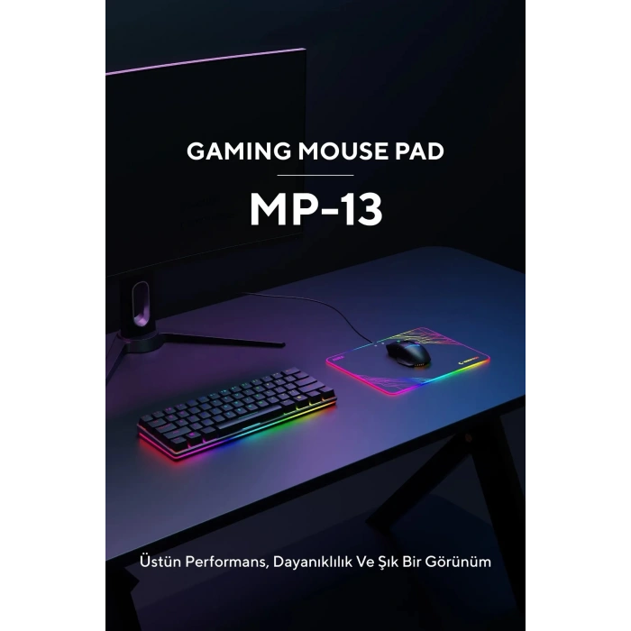 Rampage MP-13 360x260x5mm RGB Oyuncu Gamer Mouse Pad