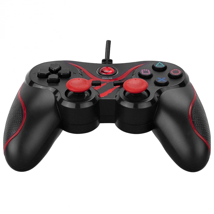 Rampage Nebulix PS3/PC Kırmızı USB 1.8m Joypad